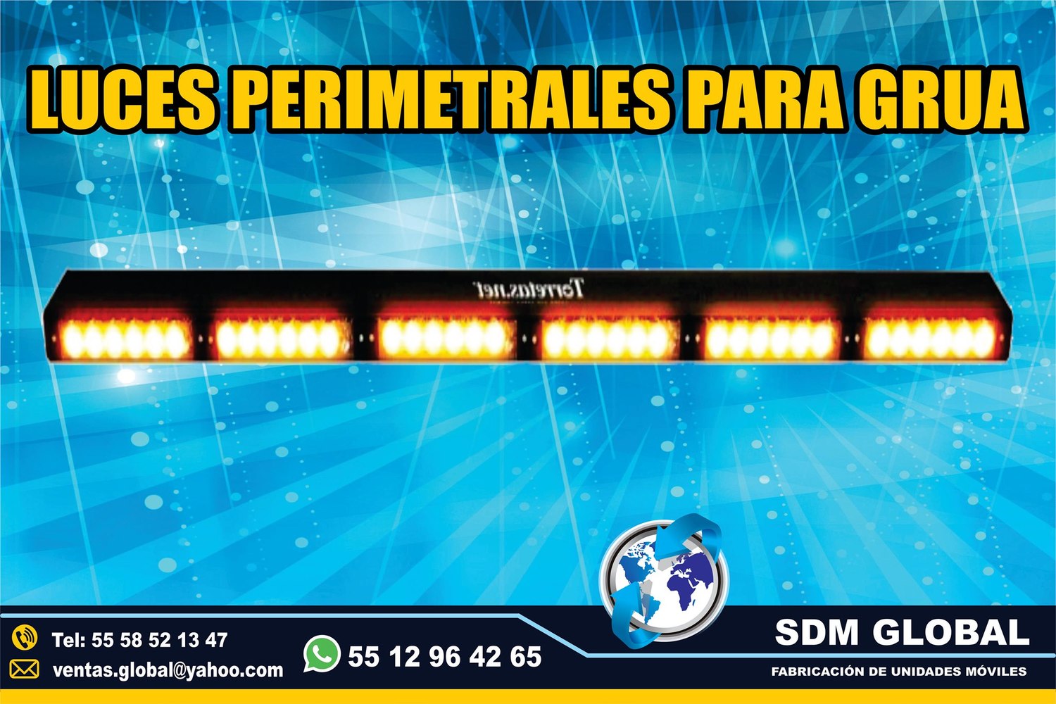 Venta de Luces Perimetrales Auxiliares para Gruas