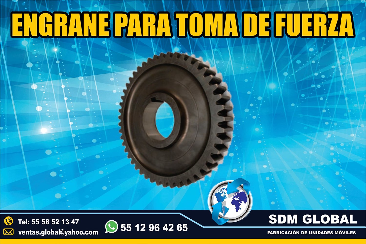 VENTA DE ENGRANE PARA TOMA DE FUERZA           <br>