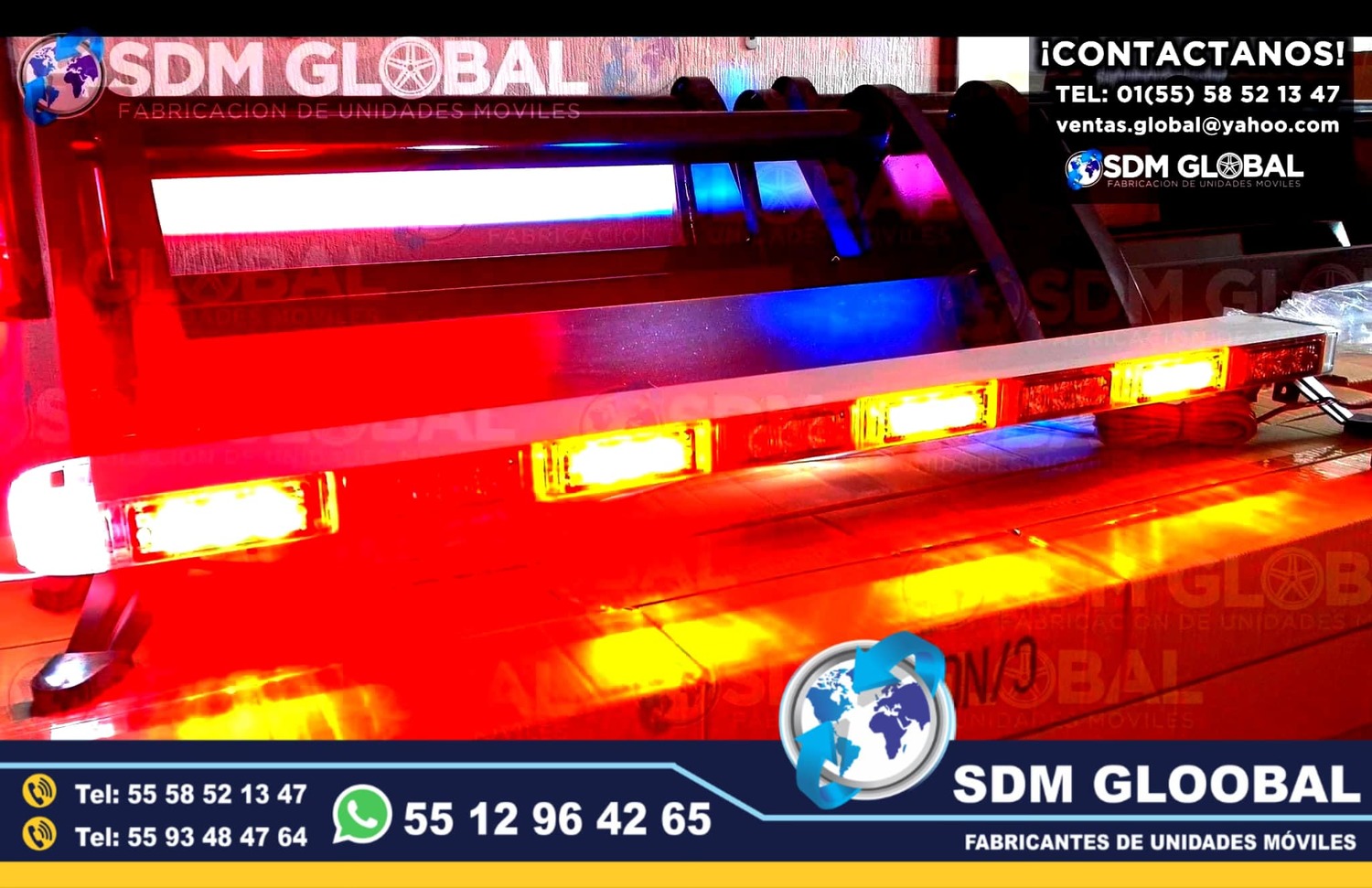 Venta de Torretas, Minitorretas, luces auxiliares color ambar