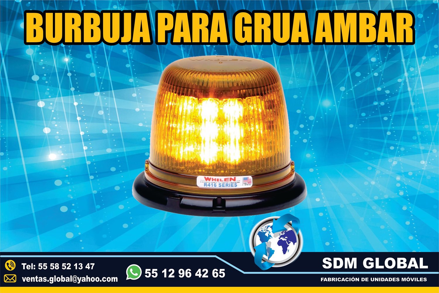 Venta de Luces Perimetrales Auxiliares para Gruas<br>