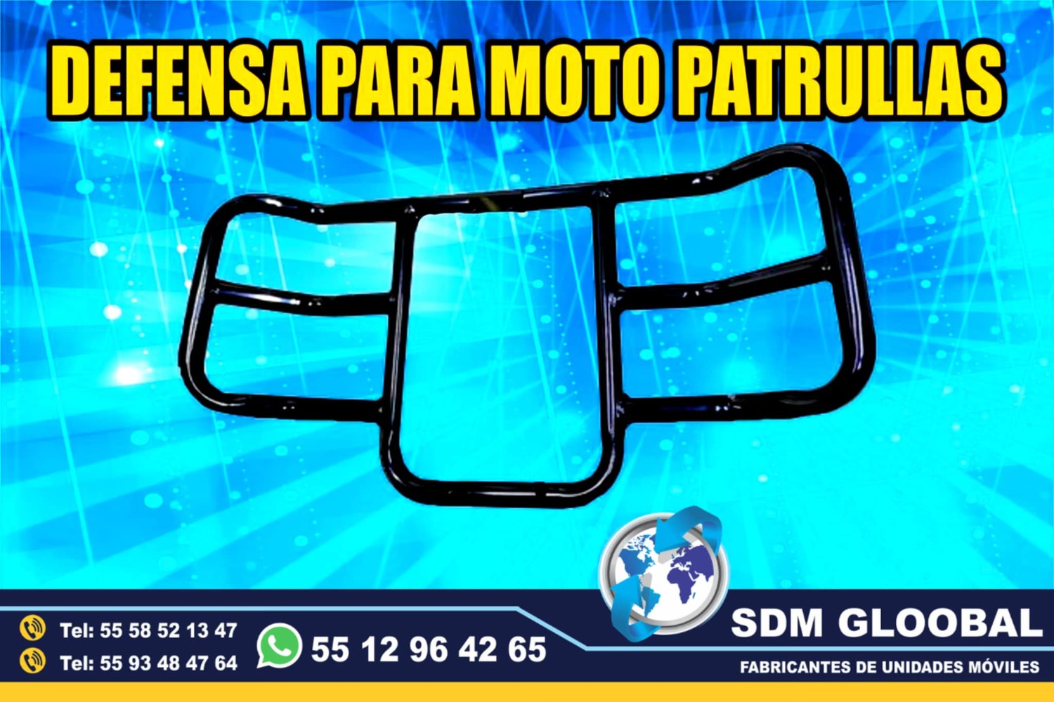 Fabrica y venta de Tumbaburros burrera para Motopatrullas