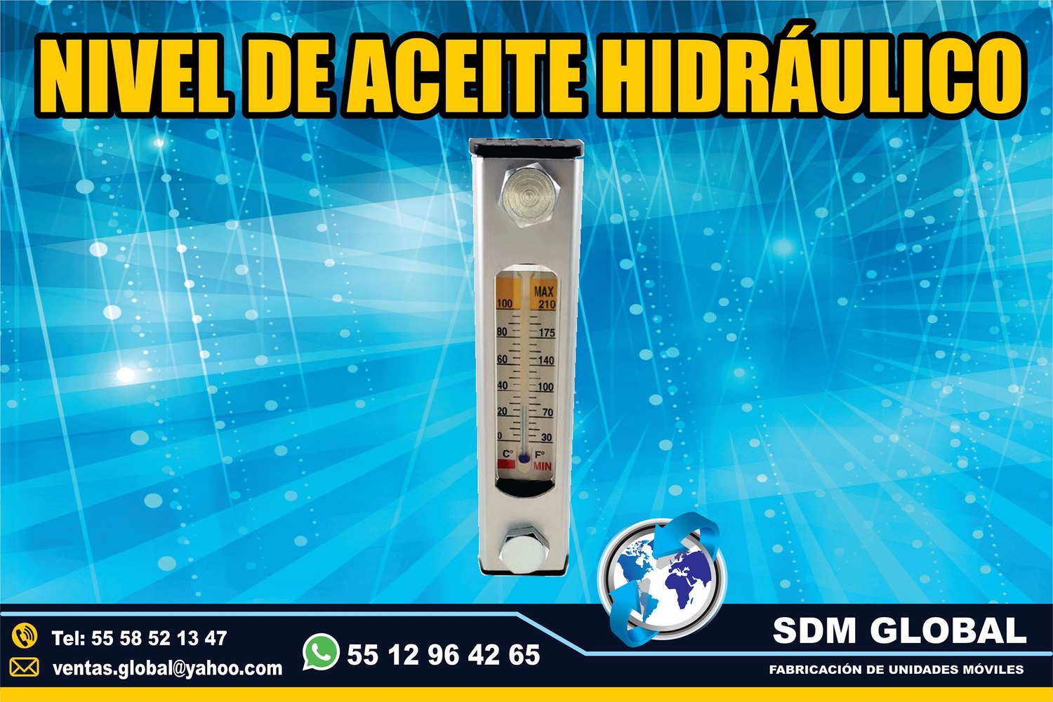 VENTA DE NIVEL DE ACEITE HIDRAHULICO           <br>